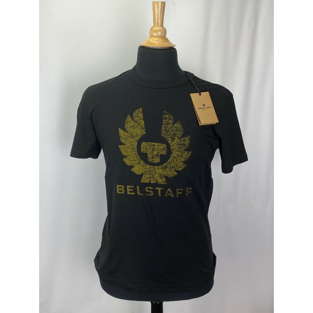 Belstaff Coteland 2.0 Black Graphic T Shirt Sz S BRAND NEW W TAGS